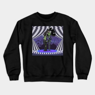 Monster couple and balloons Crewneck Sweatshirt